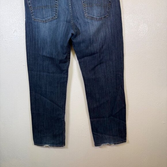 Lucky Brand 361 Vintage Straight Jeans Men's 36x32 Blue Cotton5 Pocket Logo - Picture 6 of 16